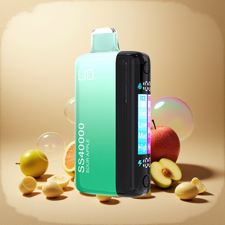 IJOY LIO SS40000 Engångsvape Sur Äpple 40000 puffar 22ML svensk grossist
