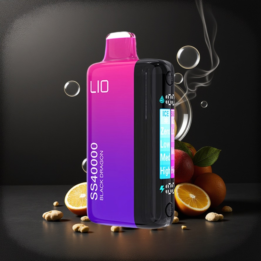 IJOY LIO SS40000 Engångsvape Svart Drake 22ML 40000 puffar 1100 mAh svensk grossist