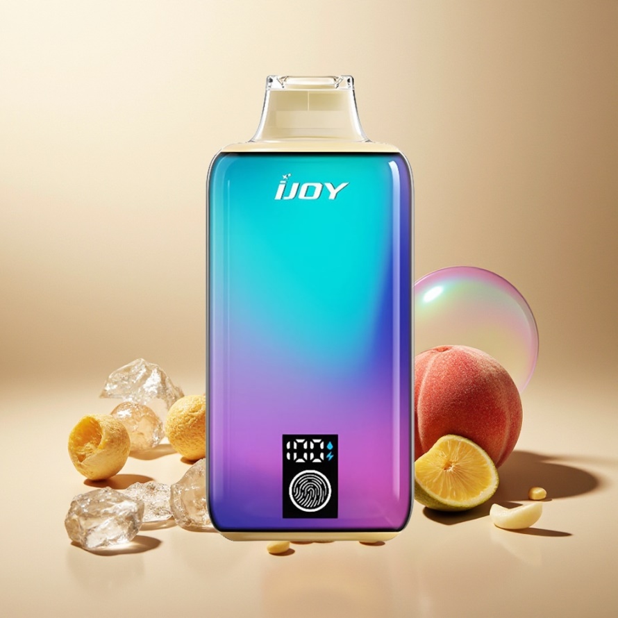 IJOY LUNA 20000 Puffs Svensk GrossistEngångs Vape Persika Is med 20ML E-vätska och TYPE-C-laddning
