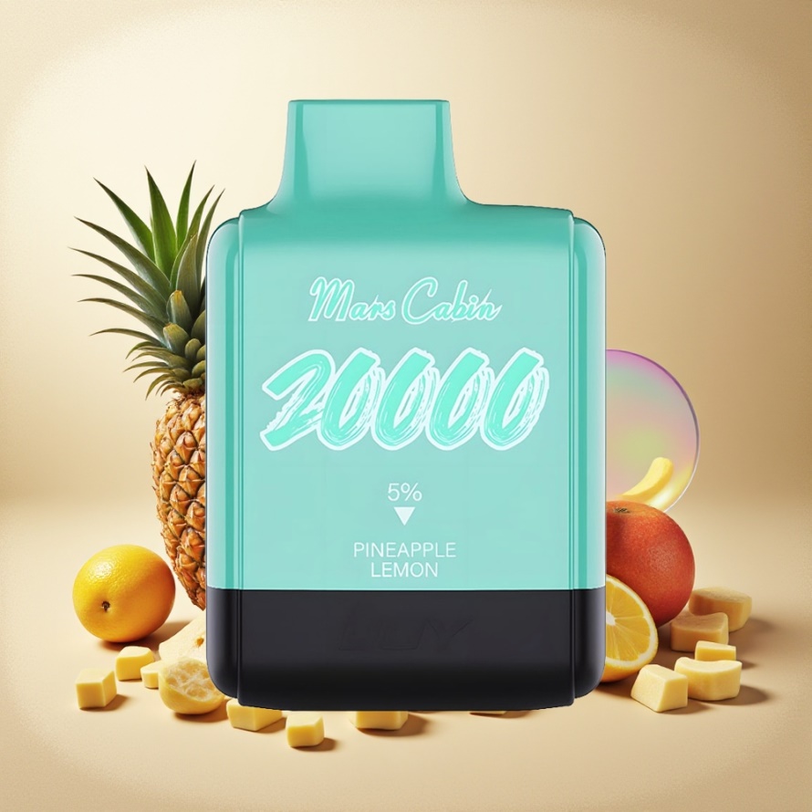 IJOY Mars Cabin 20000 PuffsEngångs Vape Ananas Citron 20ML 50mg Svensk Grossist