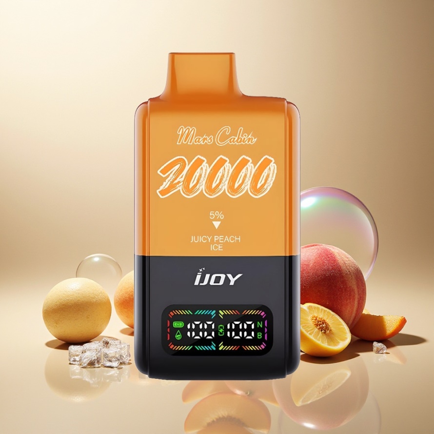 IJOY Mars Cabin 20000 PuffsEngångs Vape Juicy Peach Is (Juicy Peach Is) - Svensk Grossist - 20ML, 50mg, 850mAh, TYPE-C