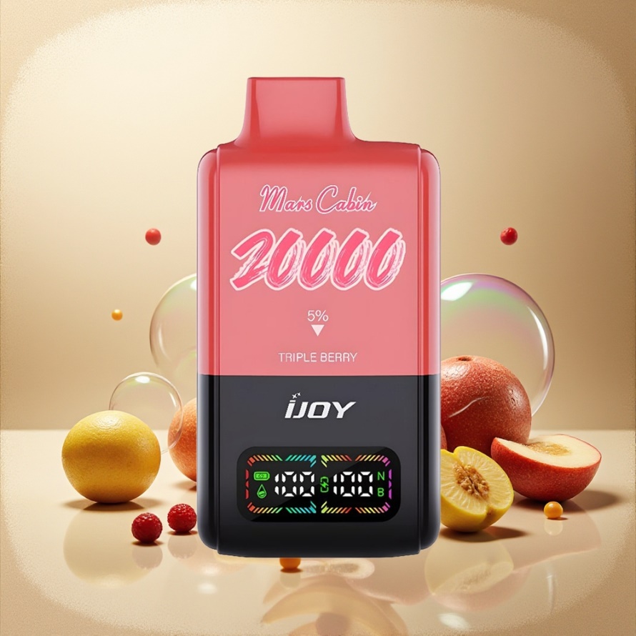 IJOY Mars Cabin 20000 PuffsEngångs Vape Trippelbär Svensk Grossist med 20ML E-vätska & 850 mAh