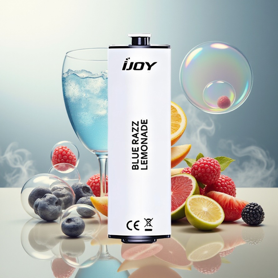 IJOY Mars Cabin 2800 Puffs Engångs Vape Blå med 1.0 Ohm Mesh Coil & TYPE-C - Svensk Grossist