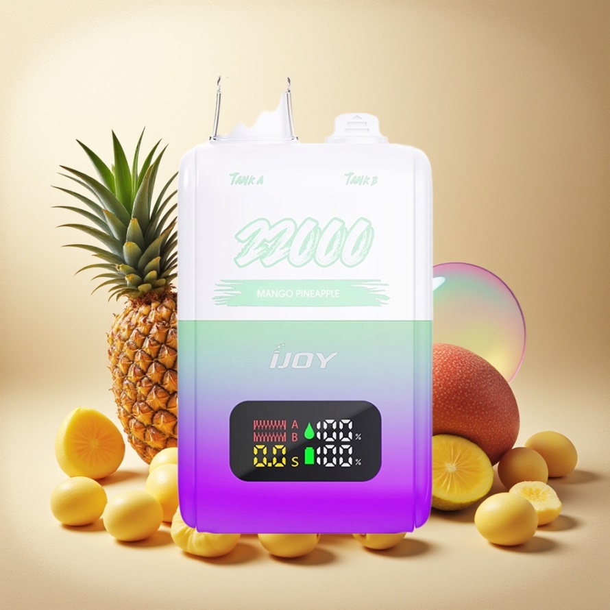 IJOY SD 22000 Puffs Engångs Vape Mango Ananas 650mAh Svensk Grossist