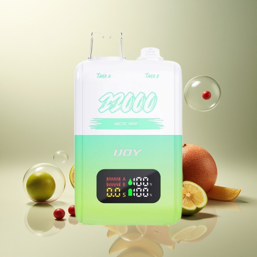 IJOY SD 22000 Puffs Engångsvape Arktisk Mynta Svensk Grossist 15W 650mAh Type-C