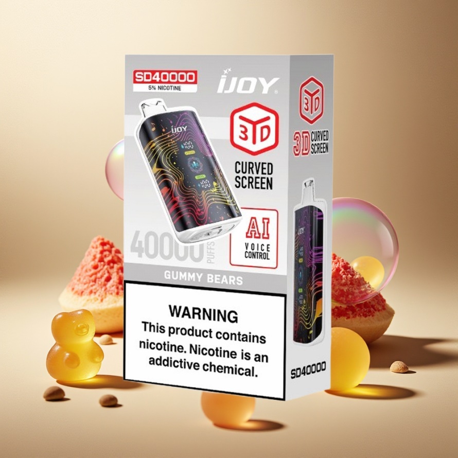 IJOY SD 40000 Puffs Engångs Vape Godisbjörnar (750mAh, 20ML, 5% Nikotin) Svensk Grossist