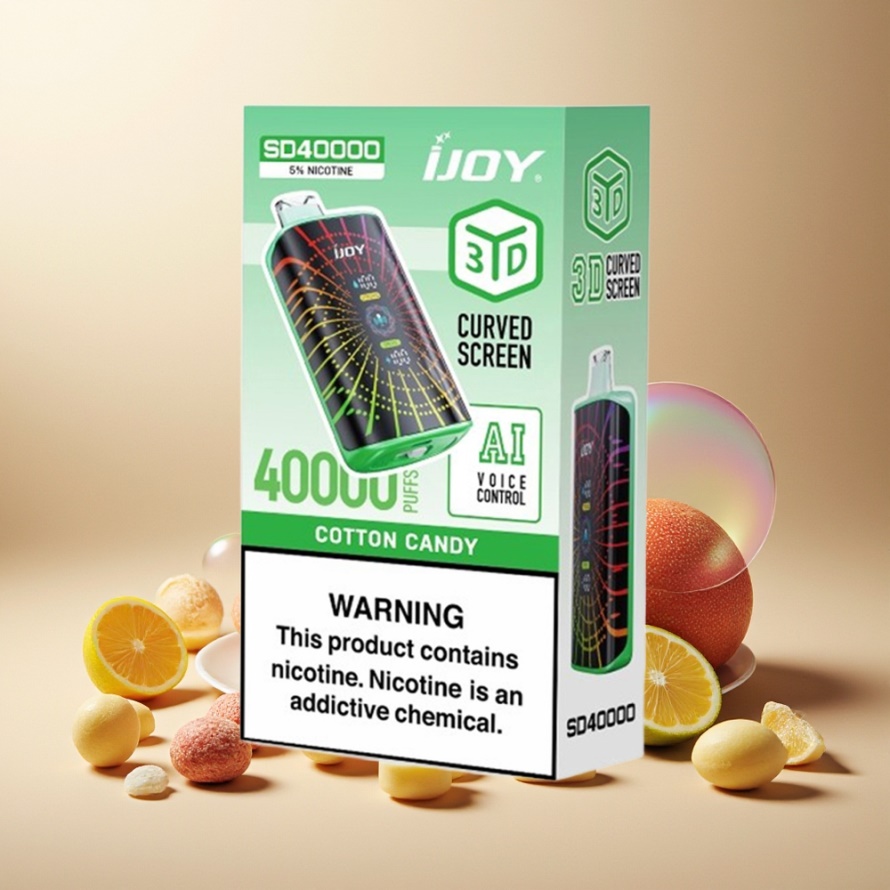 IJOY SD 40000 Puffs Engångs Vape Godisflarn (20ML, 5% Nikotin, 750mAh) Svensk Grossist