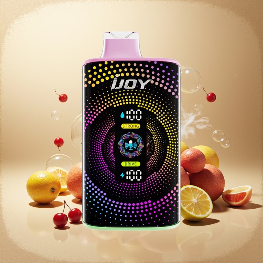 IJOY SD 40000 Puffs Engångsvape Körsbär Citron Svensk Grossist 750mAh 20ML 5% Nikotin