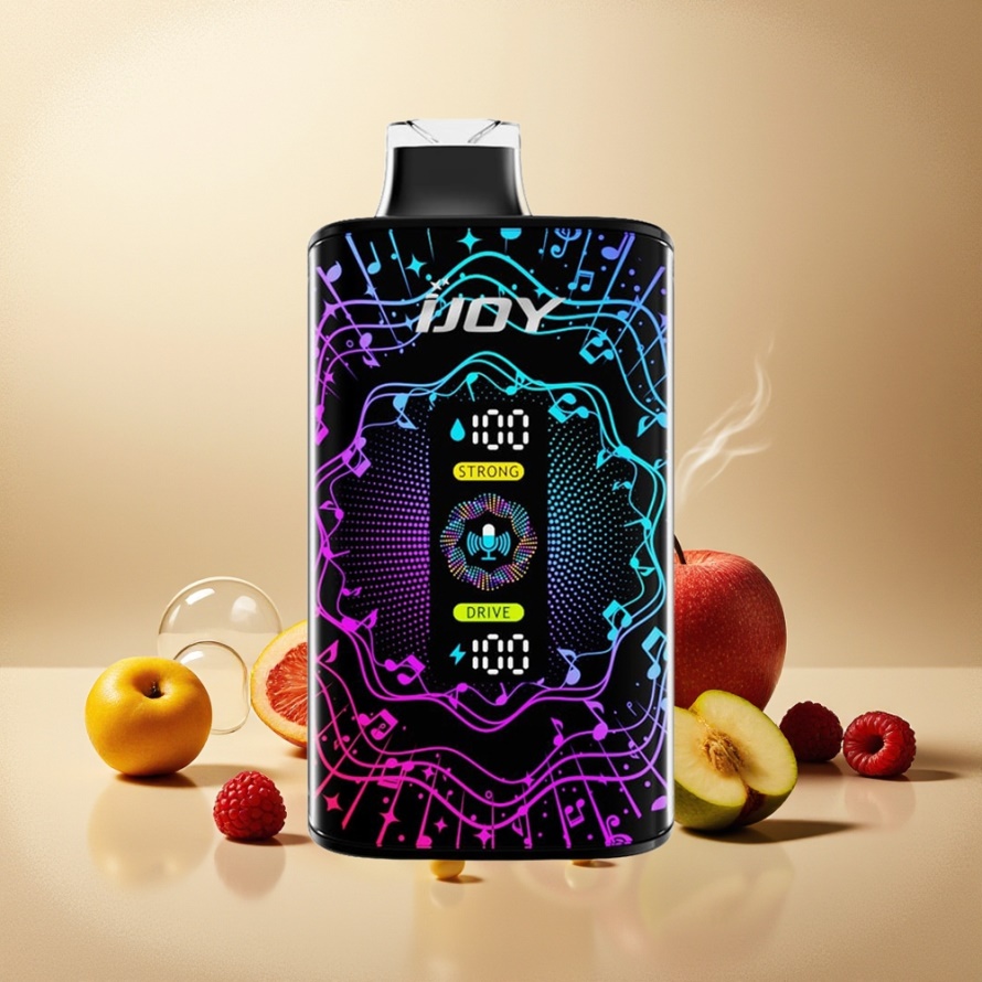 IJOY SD 40000 Puffs Förbrukningsbar Vape Sur Äpple Hallon 750mAh 20ML Svensk Grossist