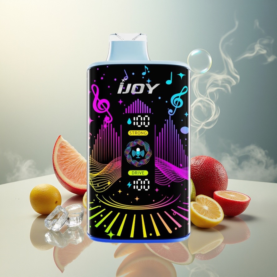 IJOY SD 40000 Puffs Svensk GrossistEngångs Vape Blåbär Is 20ML 5% Nikotin 750mAh Type-C