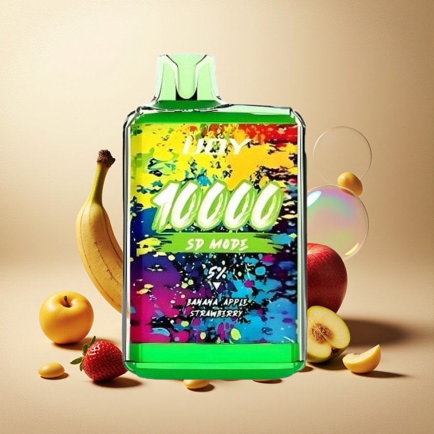 IJOY SD10000 Engångs Vape Banan Äpple Jordgubbe 10000 puffar 20ml 5% Nikotin svensk grossist