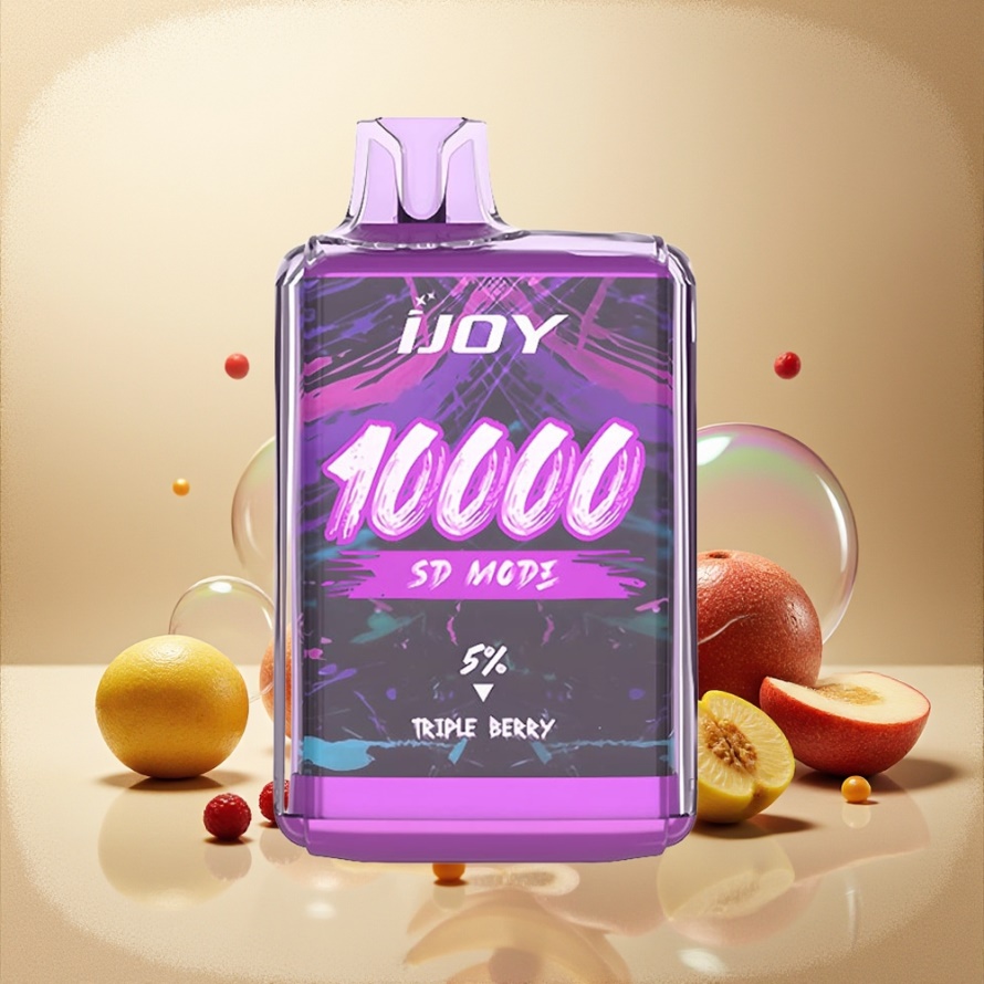 IJOY SD10000 Engångs Vape Trebär (10000 puffar, 20ml, 5% Nikotin) - svensk grossist