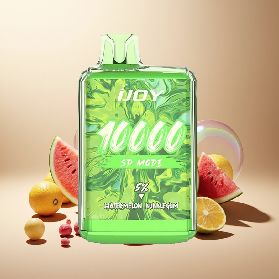 IJOY SD10000 Engångs Vape Vattenmelon Tuggummi 10000 Puffar 20ml 5% Nikotin svensk grossist
