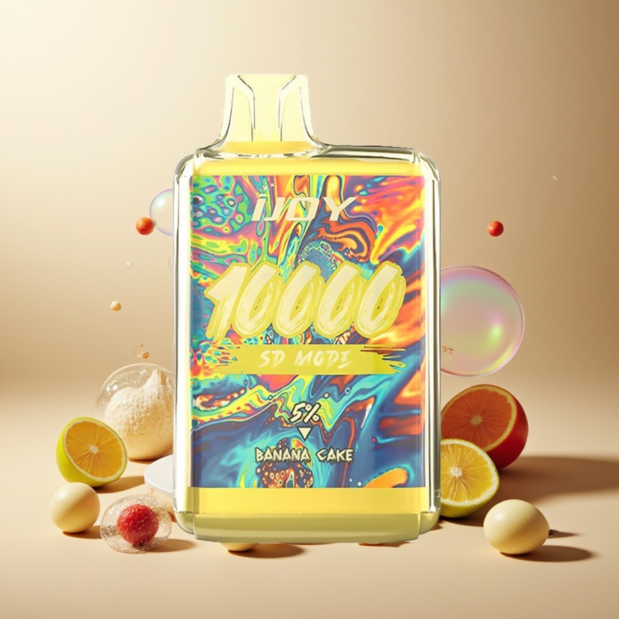 IJOY SD10000 Engångsvape Banankaka 10000 puffar 20ml 5% Nikotin svensk grossist