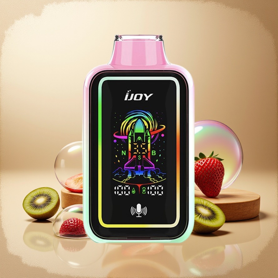 IJOY URANUS 25000 PuffsEngångs Vape Jordgubb Kiwi Svensk Grossist 20ML 850mAh