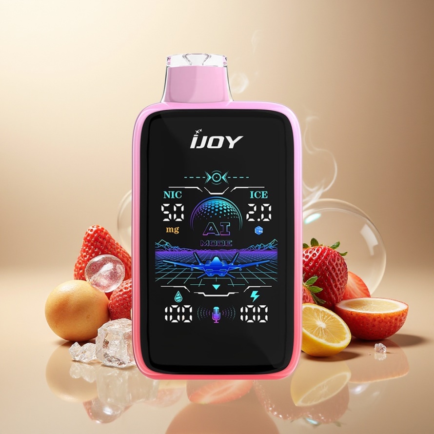 IJOY Uranus Mate 40000 PuffsEngångs Vape Jordgubb Is ICE0-ICE3 20ML 1100MAH Svensk Grossist