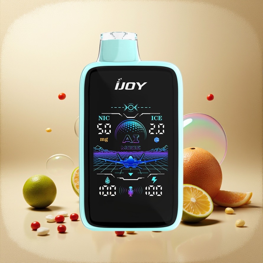 IJOY Uranus Mate 40000 Puffs Svensk GrossistEngångs Vape Grönmynta ICE3 1100mAh Typ-C