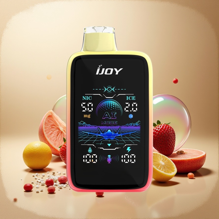 IJOY Uranus Mate 40000 Puffs Svensk GrossistEngångs Vape Jordgubb Mango ICE3 20ML 1100MAH