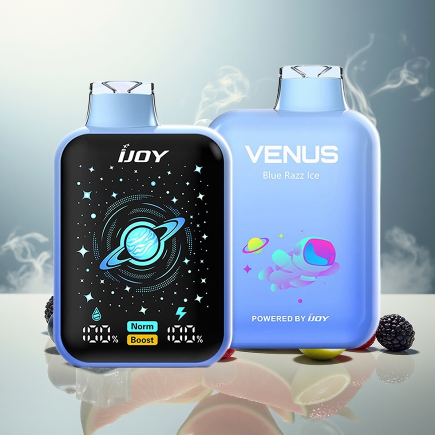 IJOY VENUS 25000 PuffsEngångs Vape Blå Hallon Is 20ML 900mAh svensk grossist