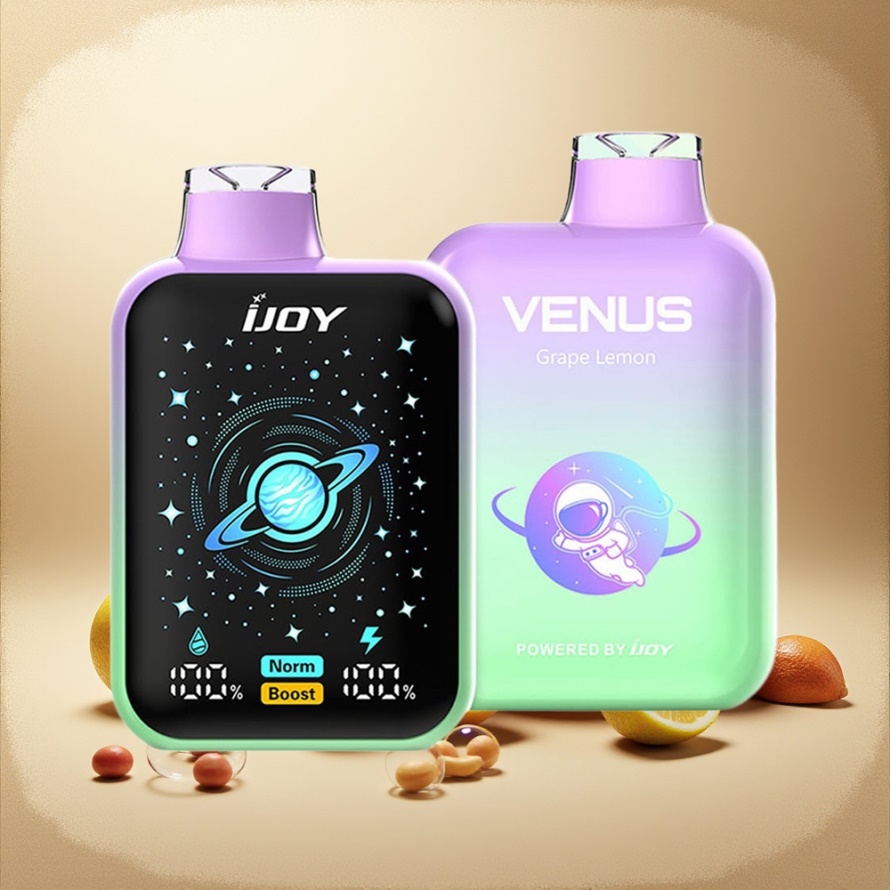 IJOY VENUS 25000 PuffsEngångs Vape Vindruvor Citron svensk grossist 20ML 900mAh