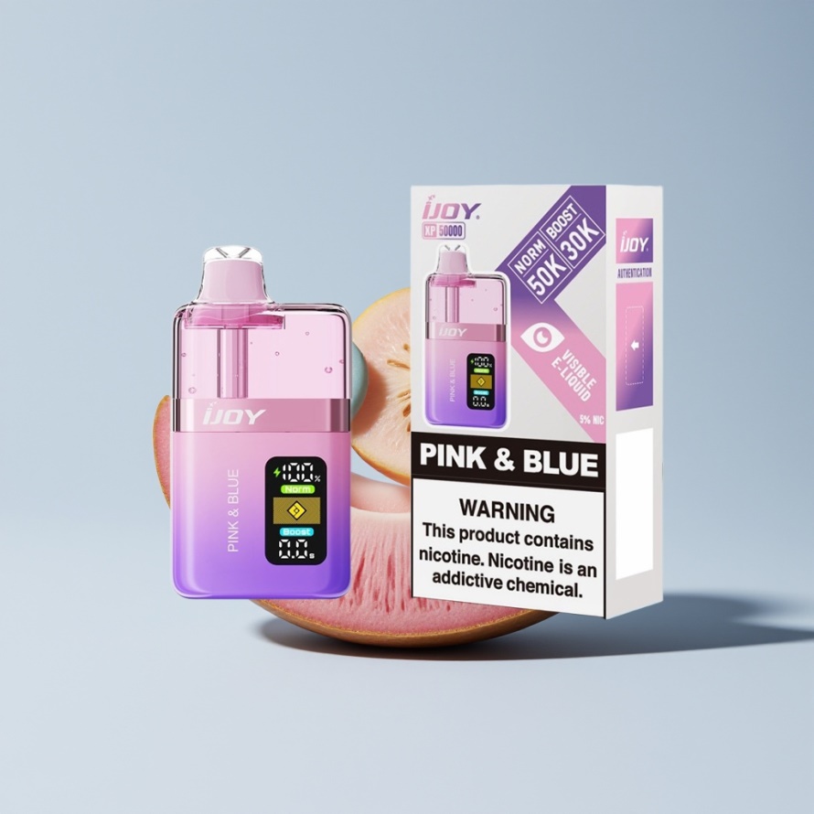 IJOY XP50000 Engångsvape – Rosa & Blå – 50 000 Puff – Svensk Grossist