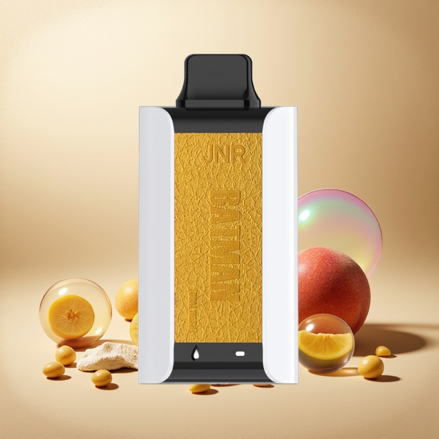 JNR BATMAN 11000 Puffs Svensk GrossistEngångs Vape Mango Persika 850mAh 20ml Typ-C Laddning