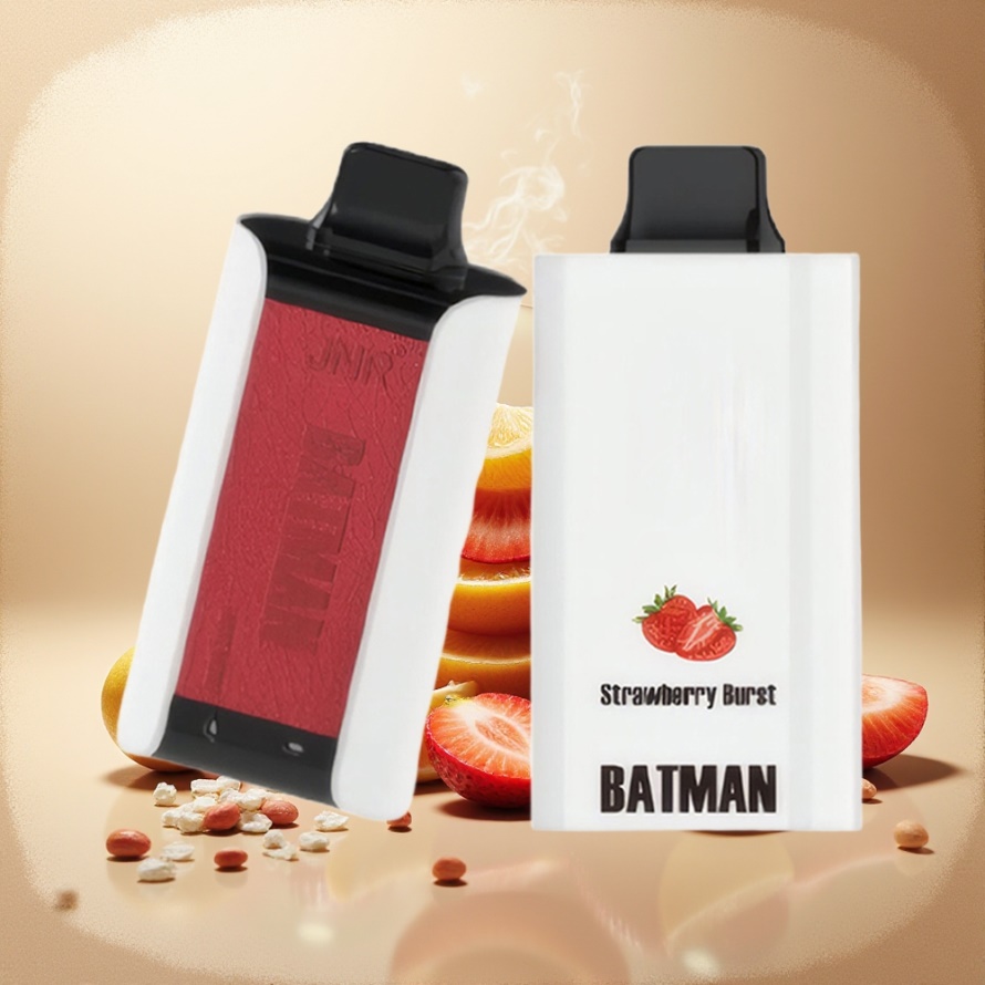 JNR Batman 11000 PuffsEngångs Vape Jordgubbskrasch 850mAh 20ml Type-C svensk grossist