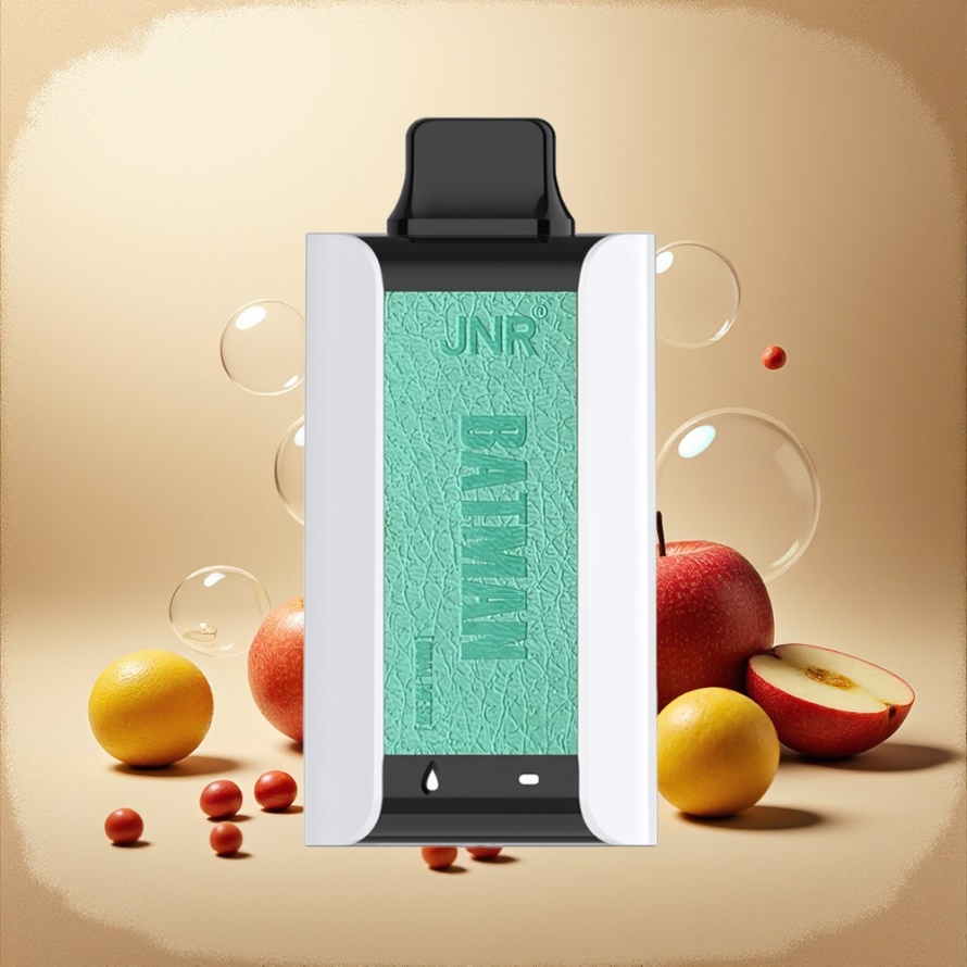 JNR Batman 11000 Puffs Svensk GrossistEngångs Vape Druva Äpple 850mAh 20ml Dual Mesh Coil Type-C
