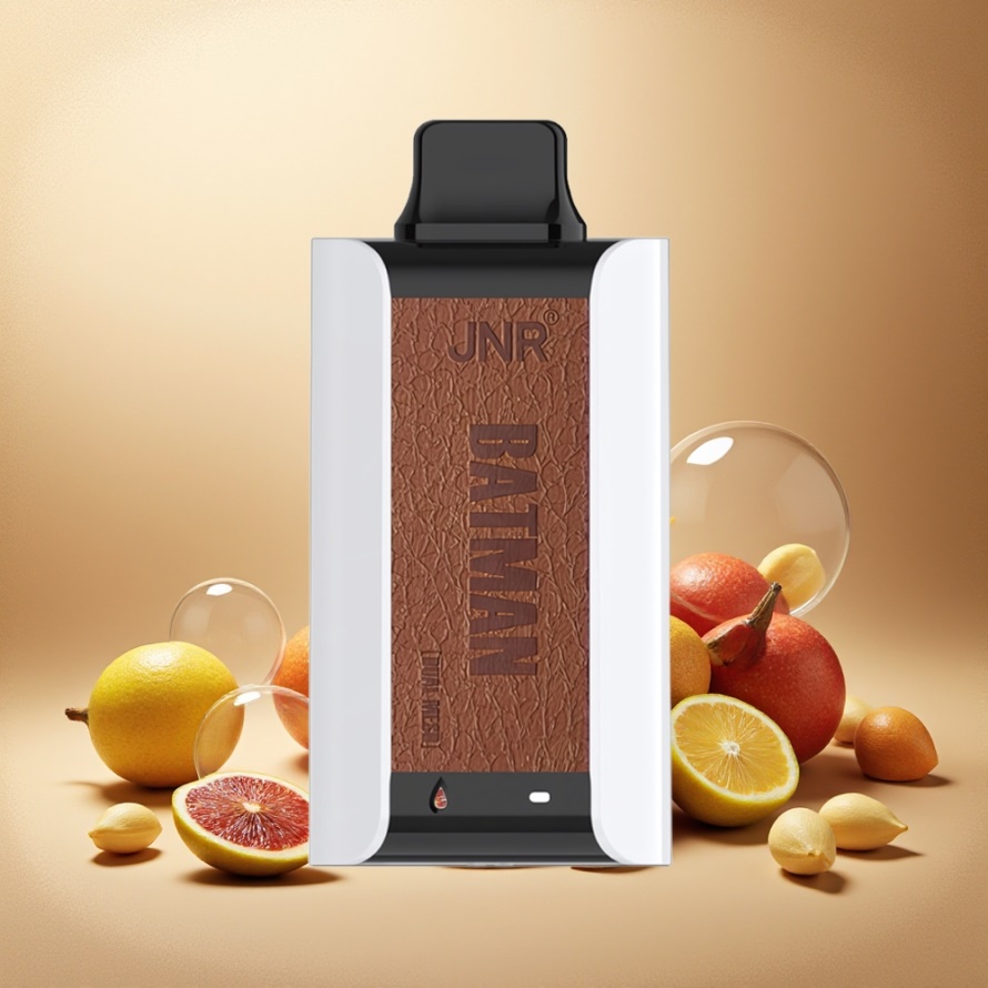 JNR Batman 11000 Puffs Svensk GrossistEngångs Vape Mjuk Cappuccino 850mAh 20ml Dual Mesh Coil Type-C