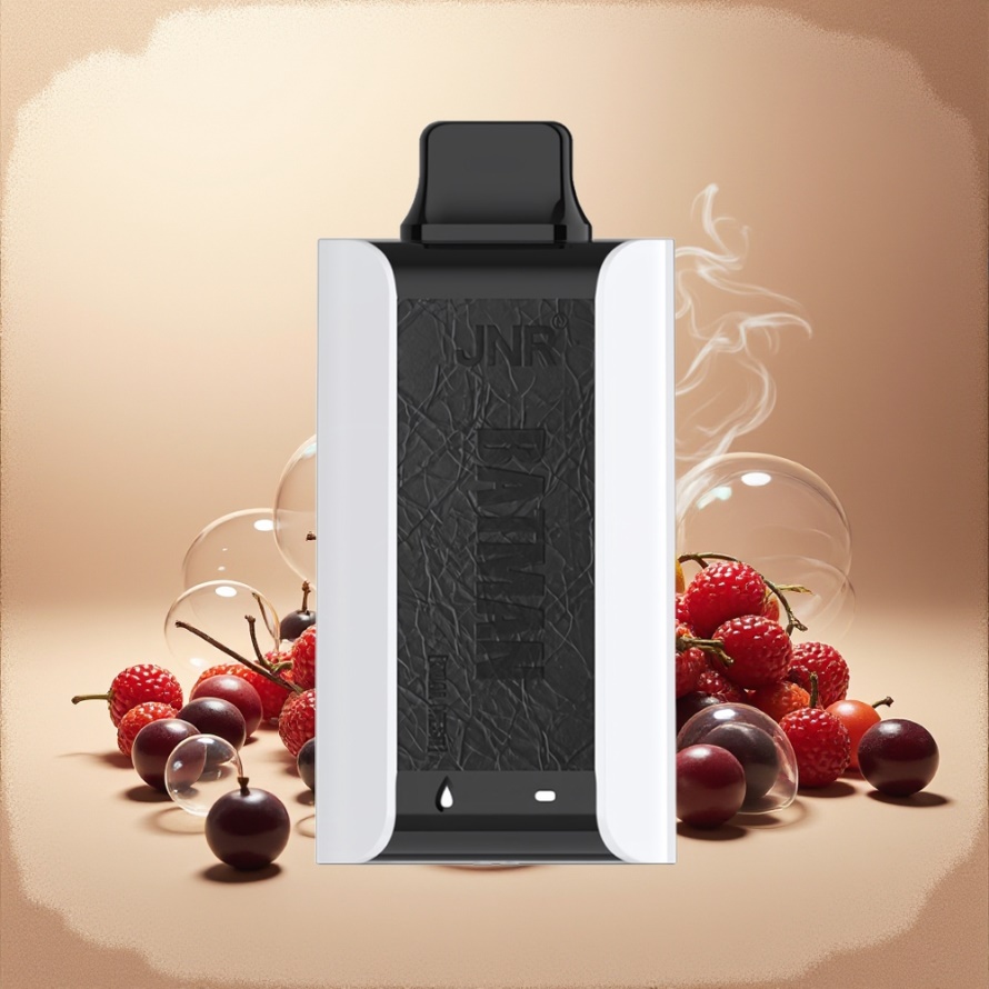 JNR Batman 11000 Puffs Svensk GrossistEngångs Vape Svartvinbär Bär 850mAh 20ml Type-C