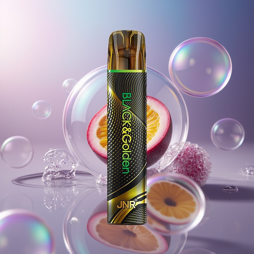 JNR Black&Golden 600+200 Puffs Engångs Vape Passion Monster 800 Puffs 550mAh 2ml 2% Nicotine TPD svensk grossist