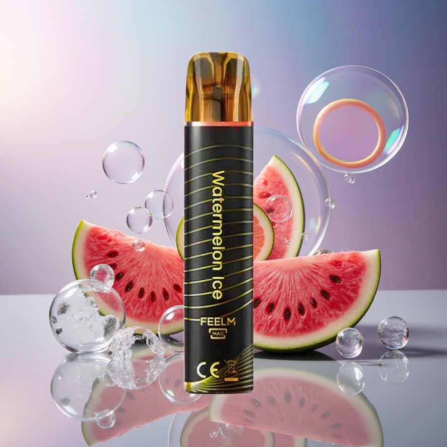 JNR Black&Golden 600+200 Puffs Engångsvape Vattenmelon Is 800 Puffs 550mAh 2ml TPD svensk grossist