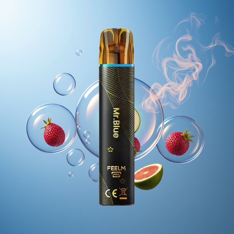 JNR Black&Golden 800 Puffs 2ml 550mAh 2% Nikotin Svensk Grossist Mr Blå