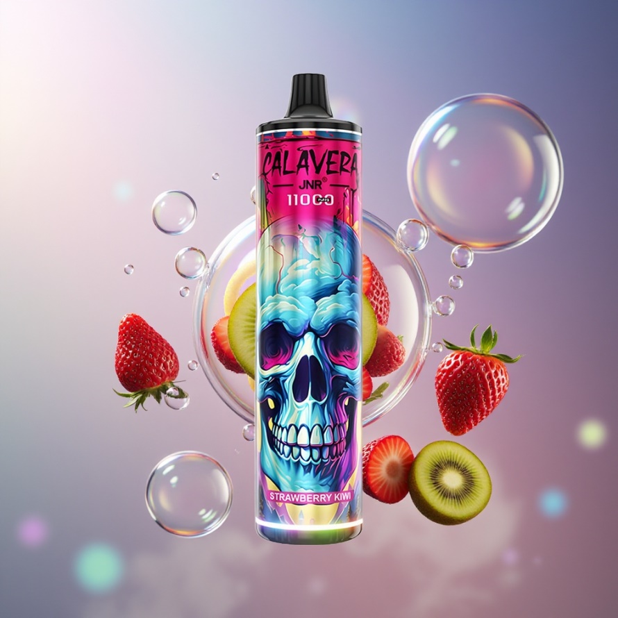 JNR Calavera 11000 Puffs Engångs Vape Jordgubb Kiwi 850mAh 21ml Svensk Grossist