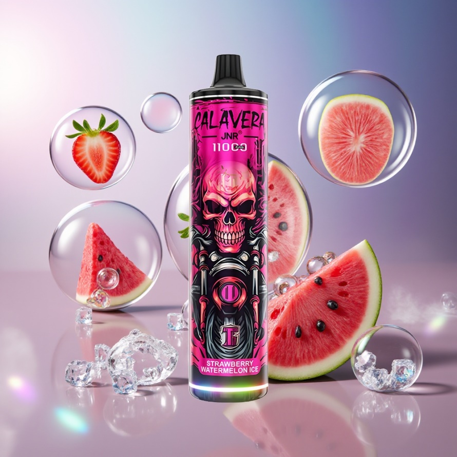 JNR Calavera 11000 Puffs Engångs Vape Jordgubb Vattenmelon Is 850mAh Type-C svensk grossist