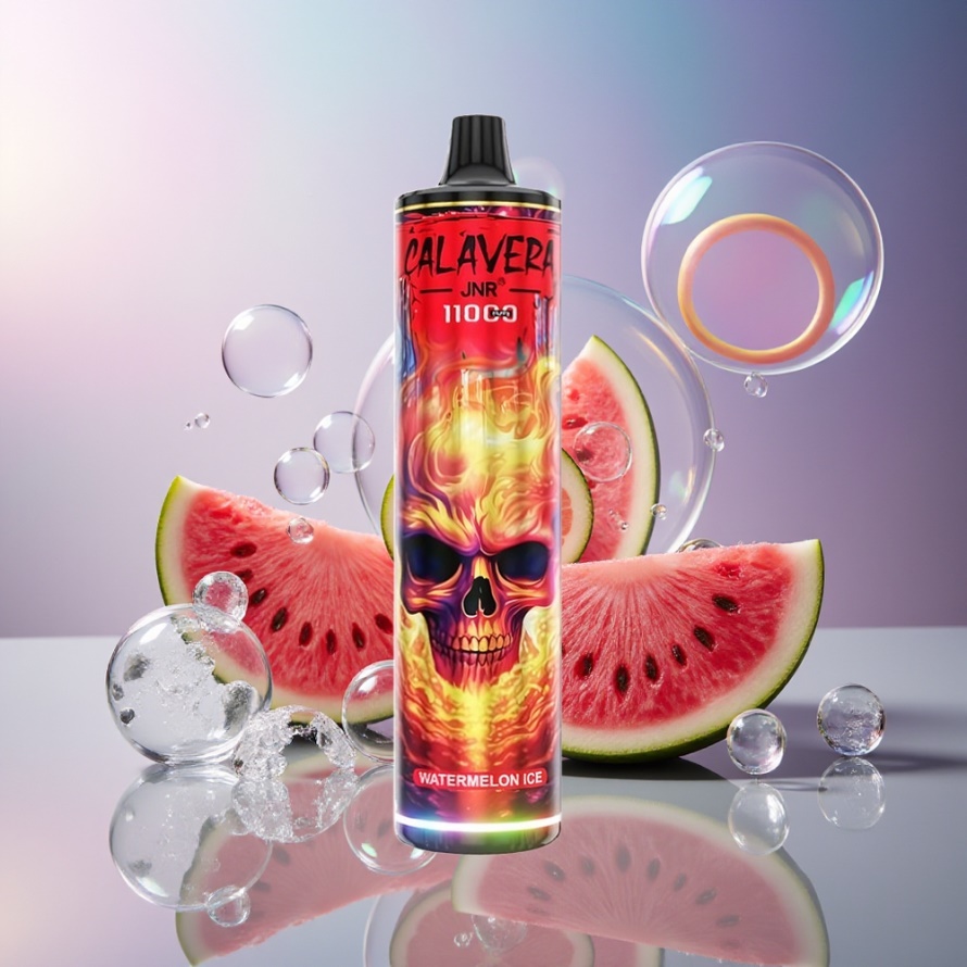JNR Calavera 11000 Puffs Engångs Vape Vattenmelon Is 850mAh 21ml 1.0ohm svensk grossist