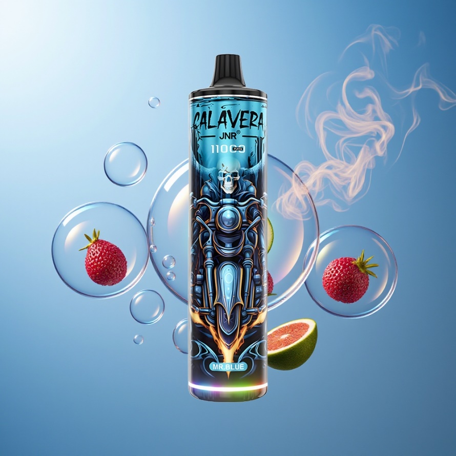 JNR Calavera 11000 Puffs Engångsvape Herr Blå med 850mAh & Type-C – svensk grossist