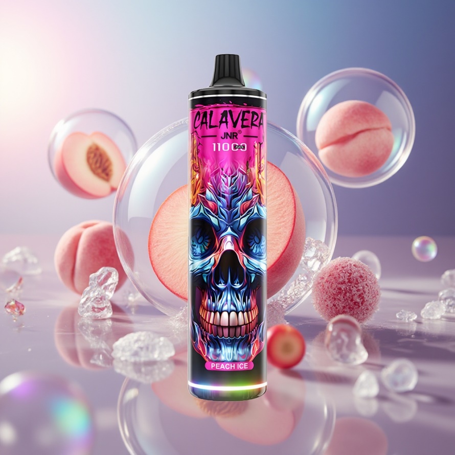 JNR Calavera 11000 Puffs Engångsvape Persika Iskall 850mAh Type-C Svensk Grossist