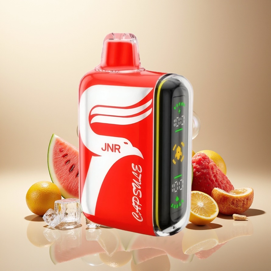 JNR Capsule 15000 Puffs Svensk GrossistEngångs Vape Vattenmelon Is 20ml 850mAh