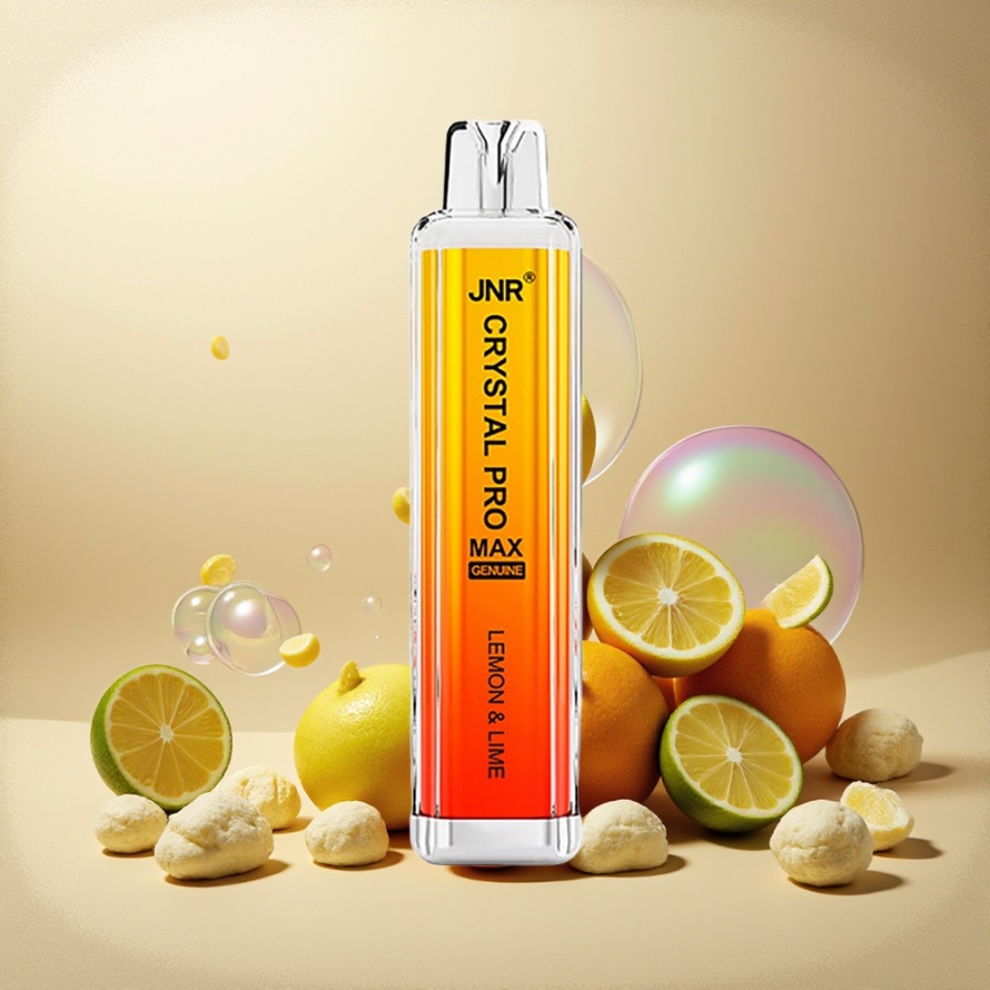 JNR Crystal Pro Max 5000 Puffs Svensk GrossistEngångs Vape Citron & Lime 1400mAh 12ml