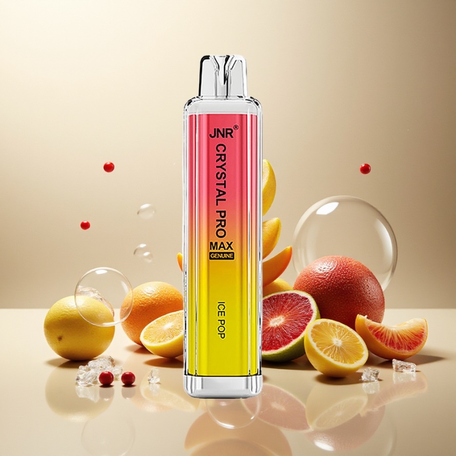 JNR Crystal Pro Max 5000 Puffs Svensk GrossistEngångs Vape Isglass 1400mAh 12ml