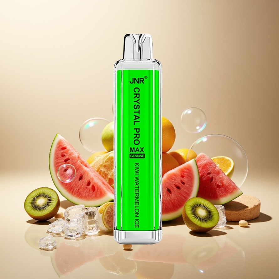 JNR Crystal Pro Max 5000 Puffs Svensk GrossistEngångs Vape Kiwi Vattenmelon Is 1400mAh 12ml