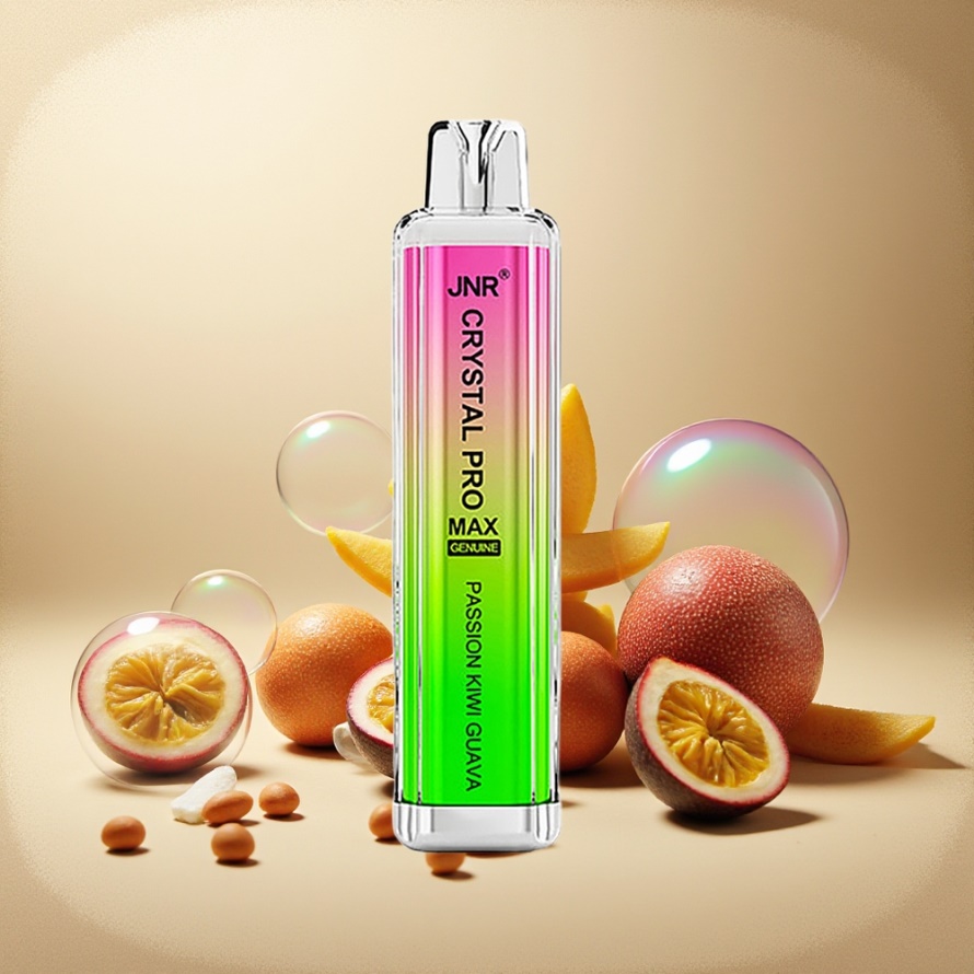 JNR Crystal Pro Max 5000 Puffs Svensk GrossistEngångs Vape Passionsfrukt Tuggummi 1400mAh 12ml