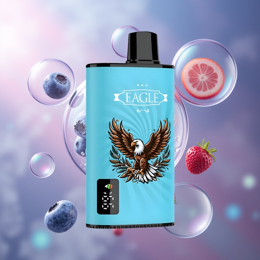 JNR EAGLE Smart 23000 Puffs Engångs Vape Blåbär Is med Digital Skärm & Justerbar Luftflöde svensk grossist