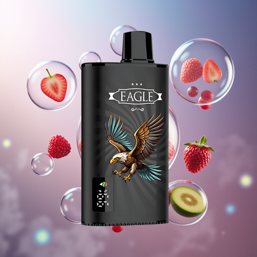 JNR EAGLE Smart 23000 Puffs Svensk Grossist Engångs Vape Digital Skärm 1.0ohm Mesh Bermixade Bär