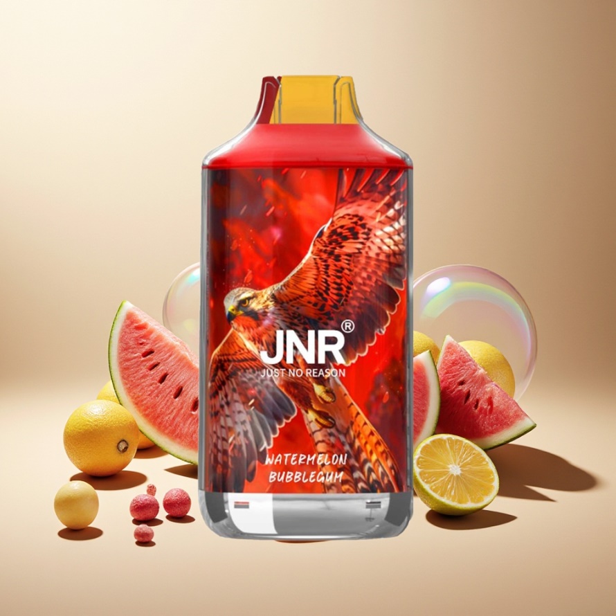 JNR Falcon 16000 Puffs Svensk GrossistEngångs Vape Vattenmelon Tuggummi 850mAh 22ml Dual Mesh Coil