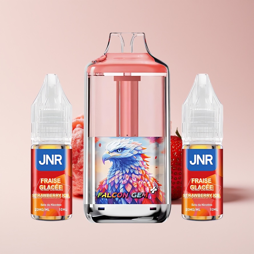 JNR Falcon GEM⁺ 30000 Puffs Refillbar Pod Vape Jordgubb Is – Svensk Grossist