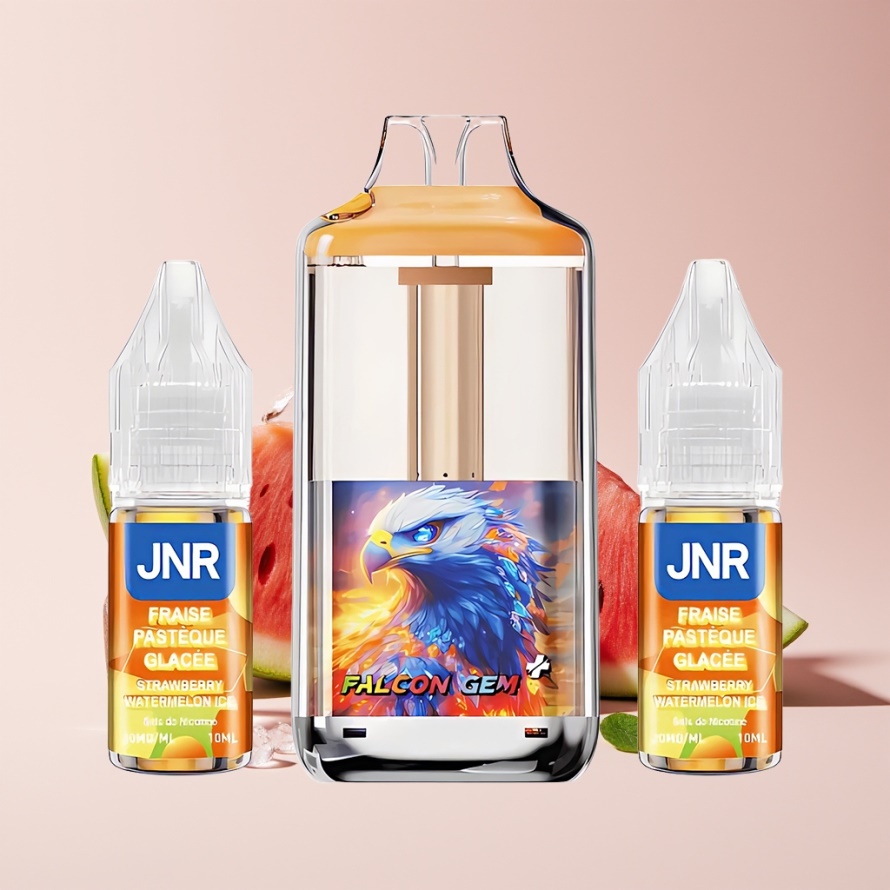 JNR Falcon GEM⁺ 30000 Puffs Refillbar Pod Vape Jordgubb Vattenmelon Is – Svensk Grossist