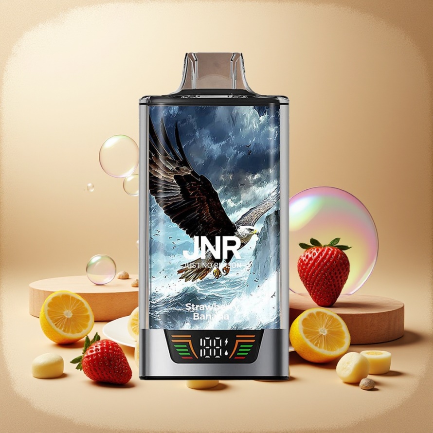 JNR Falcon Pro 28000Engångs Vape Jordgubb Banan 30ml 950mAh svensk grossist