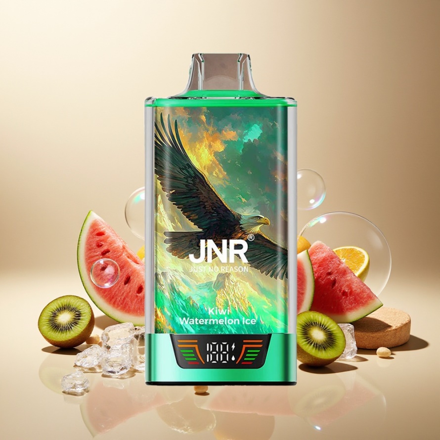JNR Falcon Pro 28000 Svensk GrossistEngångs Vape Kiwi Vattenmelon Is 30ml 950mAh USB-C MTL